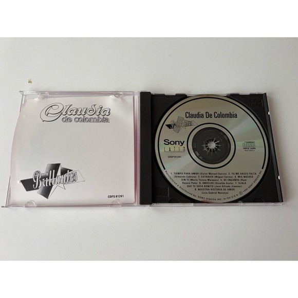 Claudia De Columbia Brillantes CD 1994 Sony Discos Play Tested - Picture 4 of 4